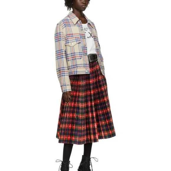 VIVIENNE WESTWOOD Beige Tartan Type 3 Jacket - Picture 8 of 16